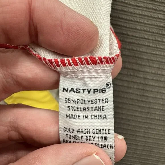 Nasty Pig Board Shorts Men 32 Red Black Polyester Beach Swimming Outdoors. - Picture 8 of 8